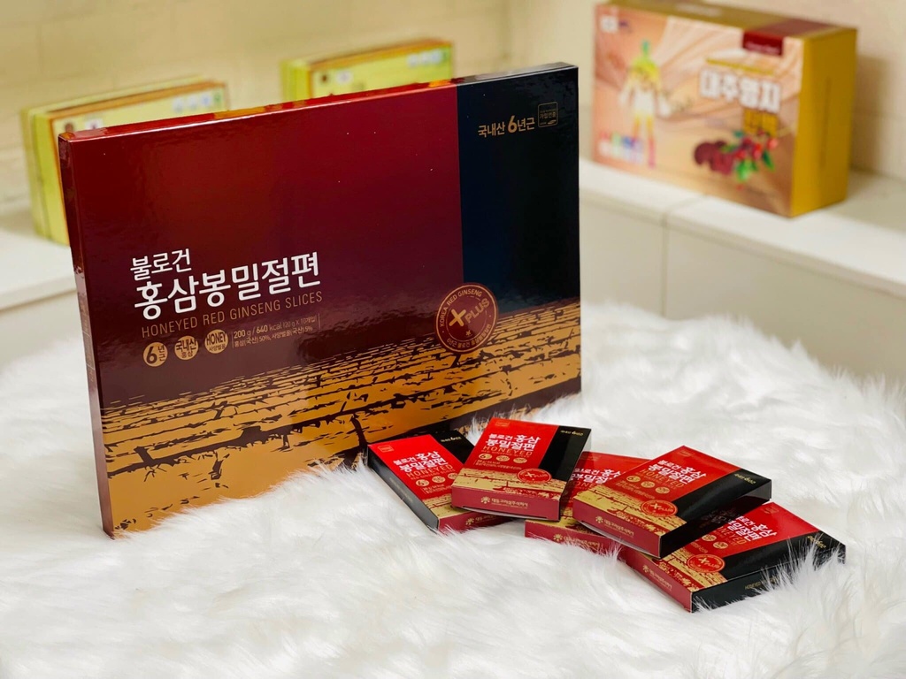 Hồng Sâm Thái Lát Tẩm Mật Ong