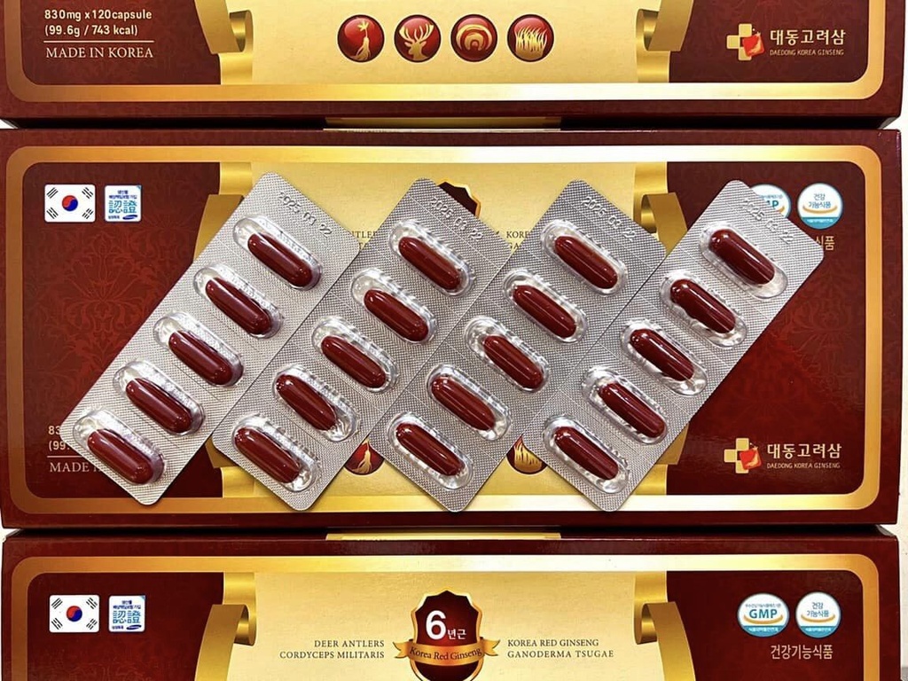 Viên Sâm Nhung Linh Chi Đông Trùng