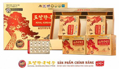 Tinh Dầu Thông Đỏ Royal (Hộp 120 viên)
