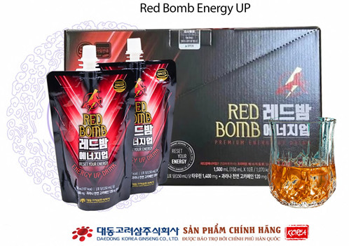 Tăng Lực Red Bomb (10 gói)